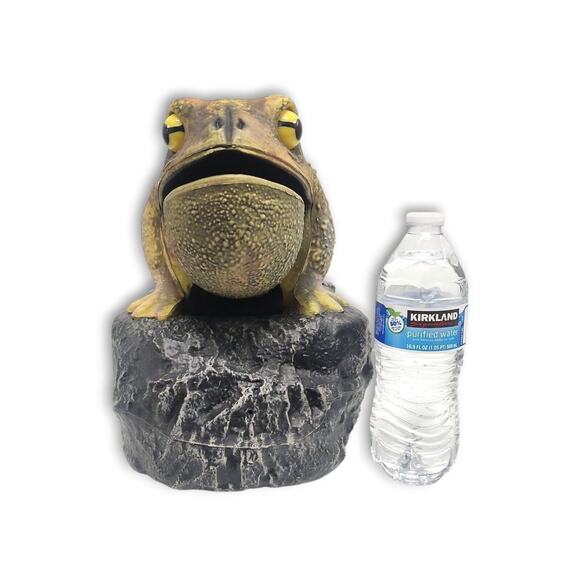 Ashland Halloween Animated Croaking Toad, Motion Activated W/ Sound (See Video) - Picture 6 of 12